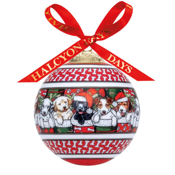 Halcyon Days Bauble - Have A Paws-itively